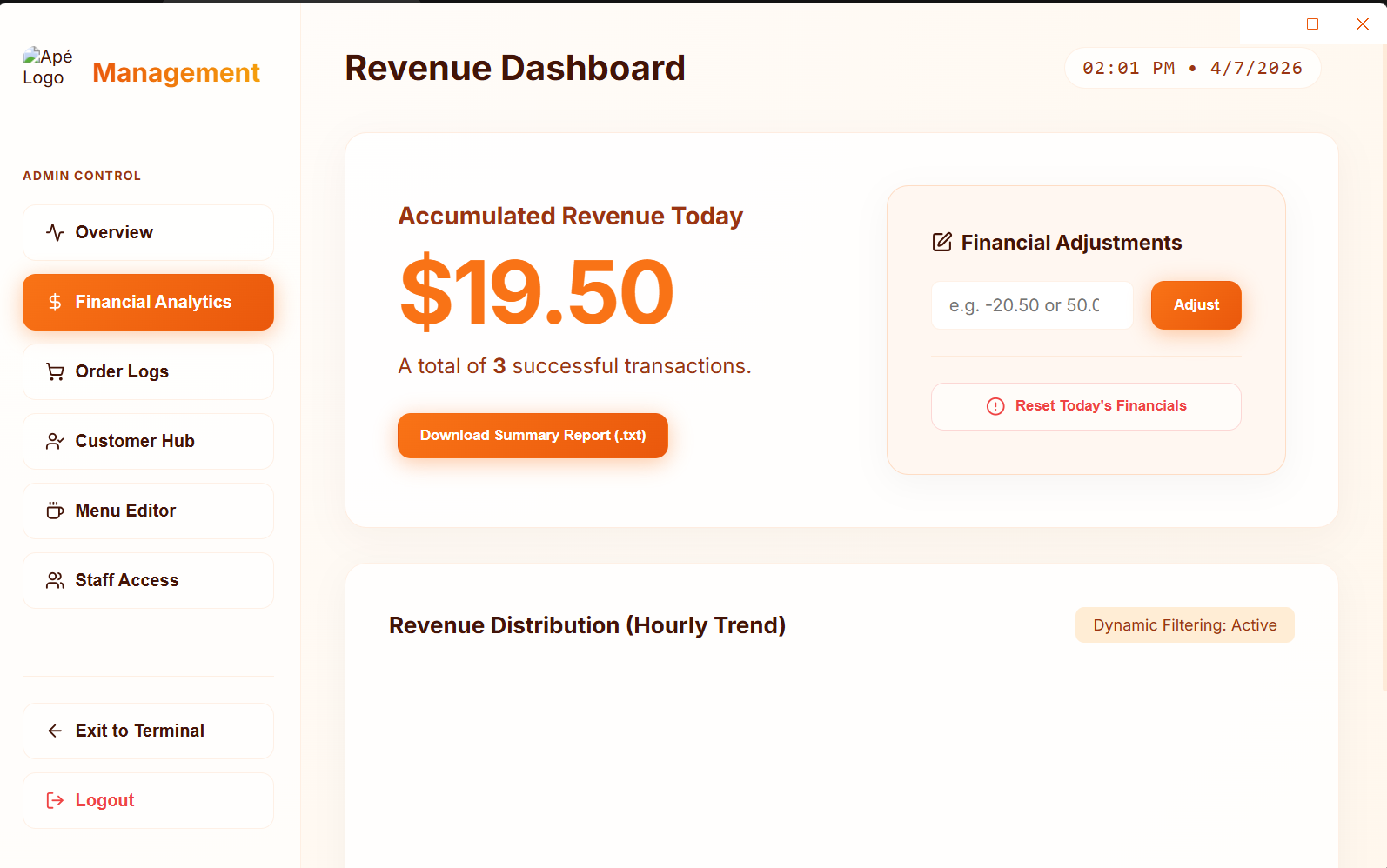 POS Revenue Dashboard